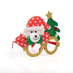 Alltoys Božični kozarci z bleščicami 17x14 cm
