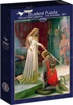 BLUEBIRD Puzzle Edmund Blair Leighton - pohvala 1000 kosov