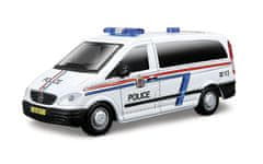 BBurago - Reševalno vozilo EMERGENCY - Mercedes-Benz Vito, Policija, 1:50