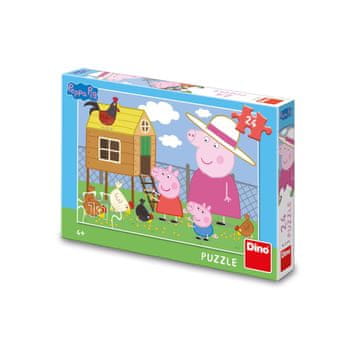 Dino Toys Peppa Pig - piščanci: sestavljanka 24 kosov