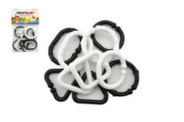 Hájková Plastične oblike kontrastne črno-bele verige