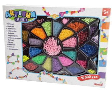 Simba A&amp;F Darilni set kroglic, 10000 kosov, vključno z dodatki