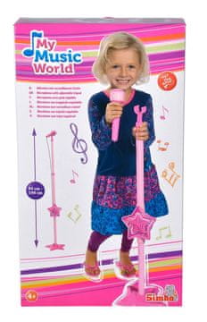 Simba MMW Roza mikrofon s stojalom, tudi za MP3