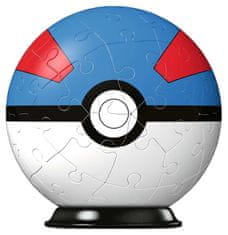 Ravensburger 3D Puzzle-Ball: Pokémon Super Ball 54 kosov