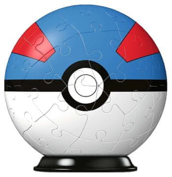 Ravensburger 3D Puzzle-Ball: Pokémon Super Ball 54 kosov