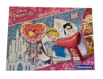 Clementoni Disneyjeva princesa z bleščicami ustvarjalni set