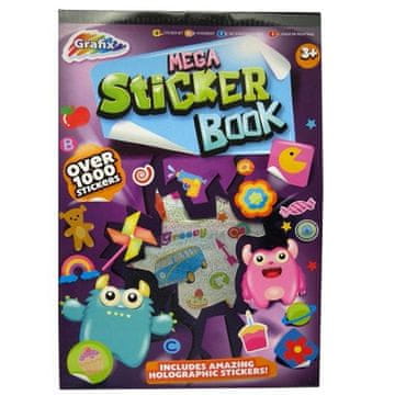 Velika knjiga nalepk - mešanica različic in barv