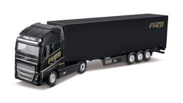 BBurago - Tovornjak s prikolico Volvo FH16 Globetrotter 750 XXL/Trailer, FH16, 1:43