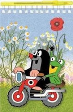 Akim Komplet za pisanje: A5 zvezek z obročastim vezalcem + pisalo - Krtek