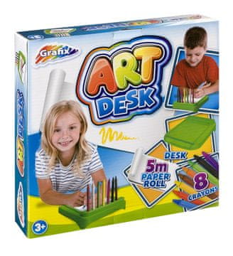 Miza za slikanje z voščenimi kredkami