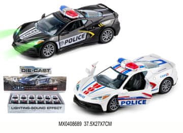 Alltoys Kovinski policijski avto 1:32