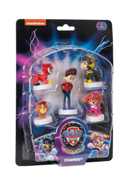 Alltoys Paw Patrol figurica z žigom 5 pack box