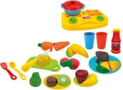 Alltoys Košara za rezanje - temno zelena