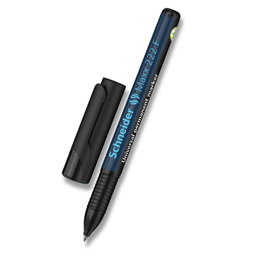 Schneider Permanentni marker Maxx 222, konica 0,7 mm - črn