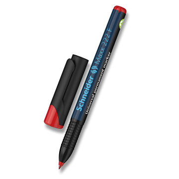 Schneider Permanentni marker Maxx 222, konica 0,7 mm - rdeč