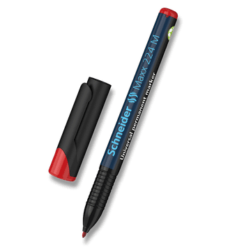 Schneider Permanentni marker Maxx 224, konica 1,0 mm - rdeč