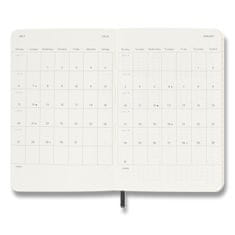 Moleskine Dnevnik 2026 - mehke platnice, S, dnevni, črn
