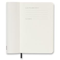 Moleskine Dnevnik 2026 - mehke platnice, S, tedenski, črn