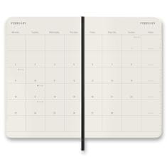 Moleskine Dnevnik 2026 - mehke platnice, S, mesečni, črn