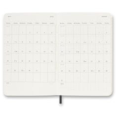 Moleskine Dnevnik 2026 - mehke platnice, S, tedenski, črn