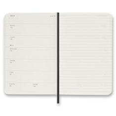 Moleskine Dnevnik 2026 - mehke platnice, S, tedenski, črn