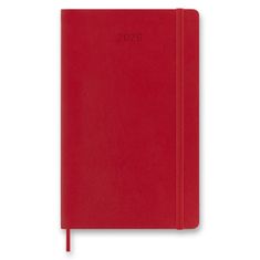 Moleskine Dnevnik 2026 - mehke platnice, L, tedenski, rdeč