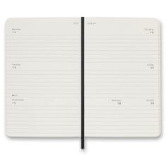 Moleskine Dnevnik 2026 - mehke platnice, S, tedenski, vodoraven, črn