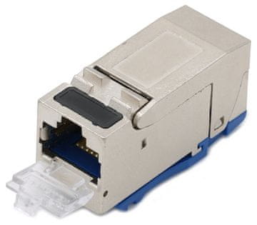 XtendLan Keystone vtičnica RJ45, snap-in, CAT6A, TT STP, namestitev brez orodja