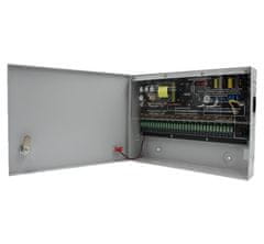 XtendLan napajalnik 11-14V DC nastavljiv, 16 priključkov, 12A,150/170W, PTC, omarica