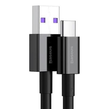 BASEUS Podatkovni kabel Superior USB/USB-C - 1 m, 66 W