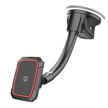 Forever Univerzalni magnetni avtomobilski nosilec MH-270 z nosilcem za vetrobransko steklo črn