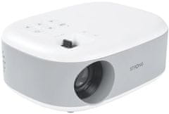Projektor STRONG N1/ LCD/ HD (1280x720)/ 120 ANSI lm/ USB 2.0/ HDMI/ microSD/ Repro/ bela/siva
