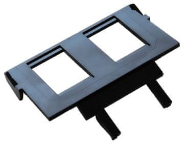 XtendLan Vtičnica TANGO nosilna maska 2× podatki, črna, 5014A-B1018