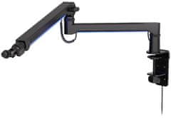 Endorfy Broadcast Low Profile RGB Boom Arm / 360-stopinjska rotacija / kroglična glava / LED osvetlitev