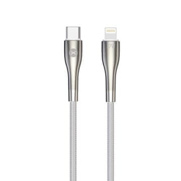 Forever Podatkovni kabel USB-C/Lightning 1m 27W bel