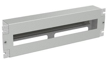 SOLARIX Namestitvena plošča 3U z DIN vodilom za 19" omaro, RAL 7035, RAIL-3U-DIN