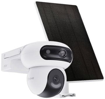 EZVIZ IP kamera HB90 komplet/ PTZ/ Wi-Fi/ 2x 4Mpix/ zaščita IP65/ dvojni objektiv 2,8 + 6 mm/ H.265/ IR do 35 m/ + 8W sončna plošča