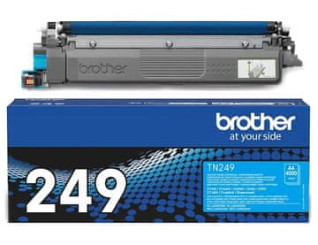 BROTHERjev toner TN-249C za HL-L8240CDW, MFC-L8390CDW / 4000 strani / cian