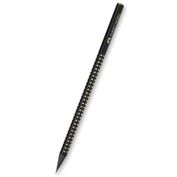 Grafitni svinčnik Faber-Castell Sparkle Midnight Gold - trdota B