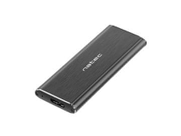 Zunanji zaboj za SSD Natec RHINO M.2 NVME LITE USB-C 3.1 GEN2, aluminijasto ohišje