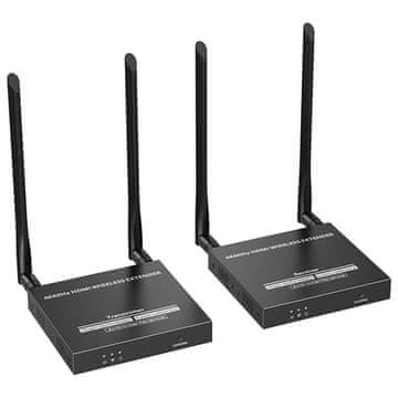 XtendLan brezžični prenos HDMI do 4k/60Hz, doseg 50 m, z IR nadzorom prenosa, oddajnik+sprejemnik