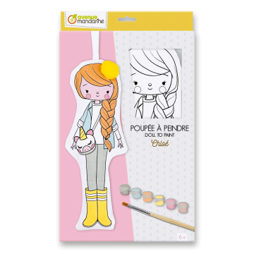 Avenue Mandarine Ustvarjalni set Avenue Mandarinina lutka za barvanje - Chloé