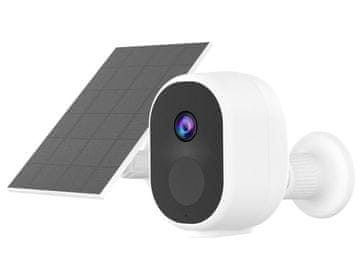 IMMAX NEO LITE SMART Varnostna zunanja sončna kamera BARREL, Wi-Fi 2,4GHz, 4MP, PIR, TUYA