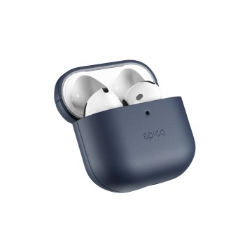 Epico usnjeno ohišje za AirPods 4/4 z ANC - modro