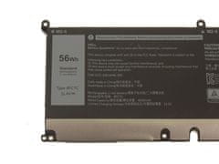 DELL baterija 3-celična 56W/HR LI-ON Precision 5550, 5570, Vostro 76520, XPS 9500