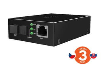 Tenda TFC300A Gigabitni medijski pretvornik WDM, SM, Tx 1550nm, Rx 1310nm, 1x SC (UPC), 1x GLAN, 3 km