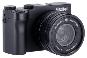 Rollei Powerflex X8 z dvema objektivoma/ 8 MPix/ 8x zoom/ 3,6" LCD/ 5K video/ črn