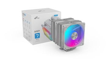 FSP procesorski hladilnik MP7-WA Dual, 120 mm FDB ventilator, bel