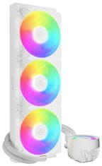 Arctic Liquid Freezer III Pro 420 A-RGB (bela) : vodni hladilnik za CPU vse v enem s 420 mm radiatorjem in