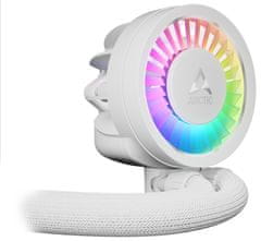 Arctic Liquid Freezer III Pro 420 A-RGB (bela) : vodni hladilnik za CPU vse v enem s 420 mm radiatorjem in